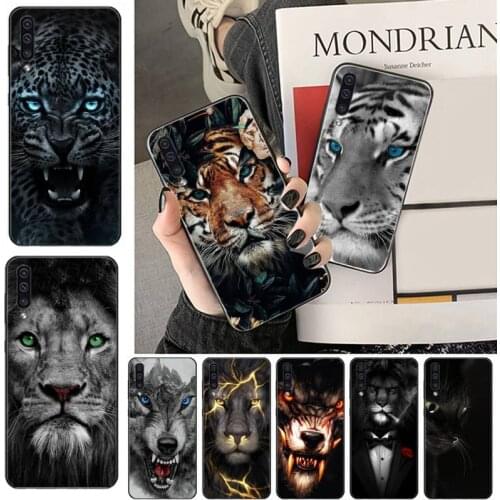 Lion tiger animal cat dog Phone Case For Samsung galaxy S 7 8 9 10 20 edge A 6 10 20 30 50 51 70 note 10 plus