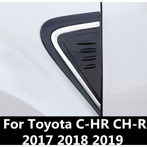 For Toyota C-HR CH-R 2017 2018 2019 leaf board side tuyere Decorative stickers leaf board Side mark Exterior modification