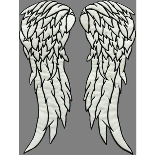 The Walking Dead Governor Daryl Dixon Angle Wings patches Cloth Patch Luminous safety effect High Quality