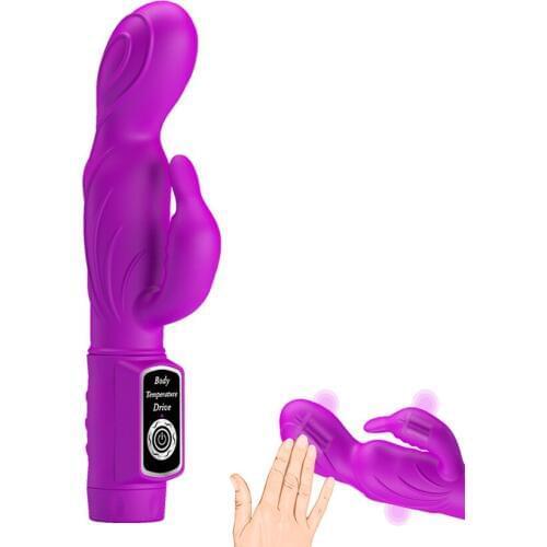 Body Touch Skin Sensitive Silicone Vibrator Rod Waterproof, Rabbit Vibrator G Spot Vibe Clitoris Stimulator Sex Toy for Women