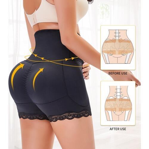 Waist Slimming Hip Enhancer Padded Shapewear Sexy Butt Lifter Body Shaper Zipper Women Underwear Push Up Fake Ass Shaping Panty