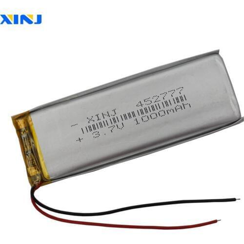 XINJ 3.7V 1000mAh Lithium Polymer Battery Accumulator li-po cell 452777 For Phone E-book Camera Driving recorder DIY Tablet PC