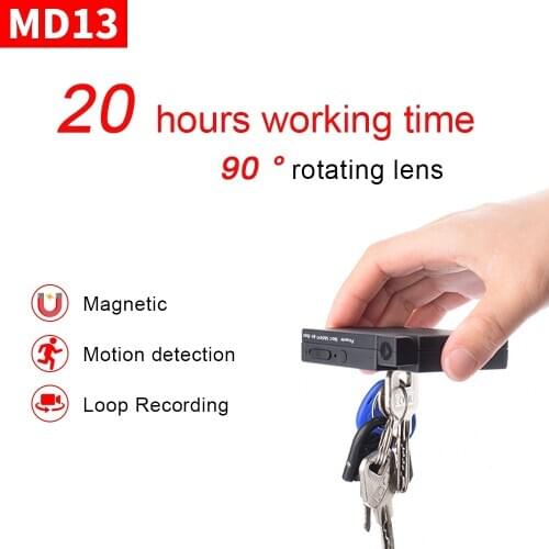 HD mini camera DVR Camcorder 24 Hours Video Recorder Infrared Motion Detection Surveillance Camera with 2000mAh Battery