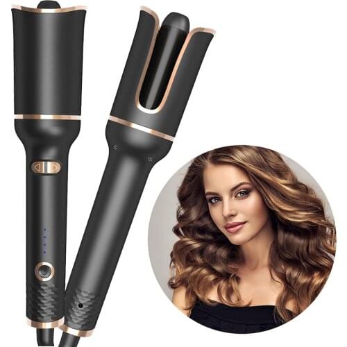 Multi-Automatic Hair Curler Hair Curling Iron Curls Waves LED Digital Ceramic Curly Rotating Curler Air Curling Wand