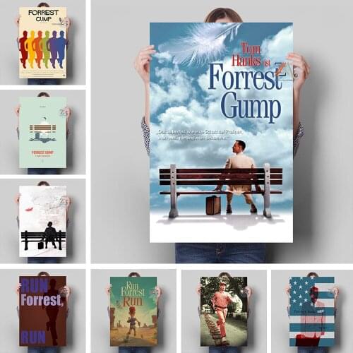 Forrest Gump Classic Movie Poster HD Picture Canvas Painting Cuadros Printed Wall Art Nordic Style For Modern Home Room Decor