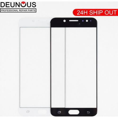 New Touch Screen replacement repair for Samsung Gaxaly C8 C7100 C7108 C8000 Black glass screen top quality outer Panel