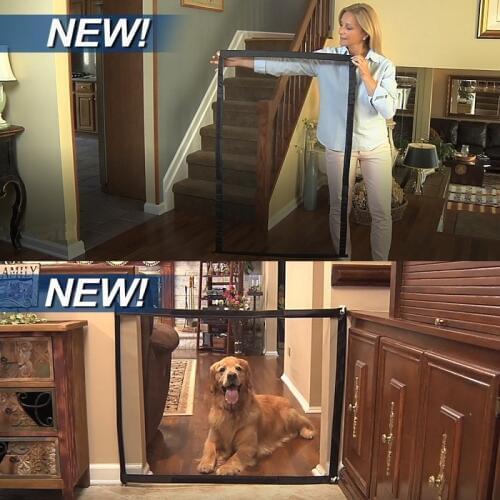 Dog Pet Fences Portable Folding Safe Guard Indoor and Outdoor Protection Safety Magic Gate For Dogs Cat Pet