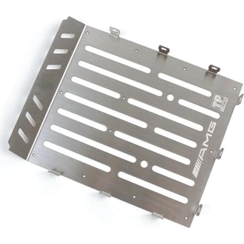 ​ Carrier Platform Decorative Board Durable Stainless Steel Trunk Plate for Traxxas Benz TRX-6 G63 RC Car Upgrade Parts