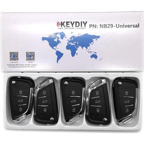 5pcs KEYDIY KD900 NB Series Remote Control KD NB29Key for KD900+ Key Programmer URG200 Machine
