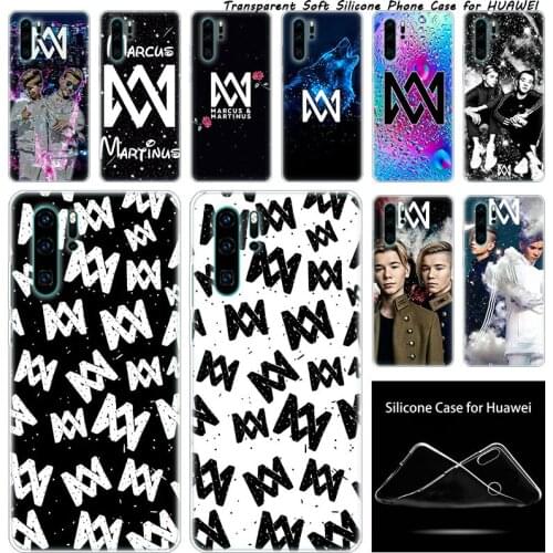 Luxury Silicone Case Marcus Martinus for Huawei NOVA 3 3i 5 5i P20 P30 Pro P9 P10 P8 Lite 2017 P Smart Z Plus 2019 Fashion Cover
