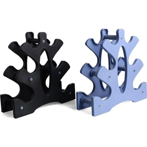 Dumbbell Rack Stable Hand Weights Holder 6 Dumbbells Tree Stand Accessories