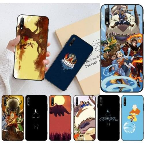 YJZFDYRM avatar the last airbender black Phone Case Hull for Huawei Honor 30 20 10 9 8 8x 8c v30 Lite view pro