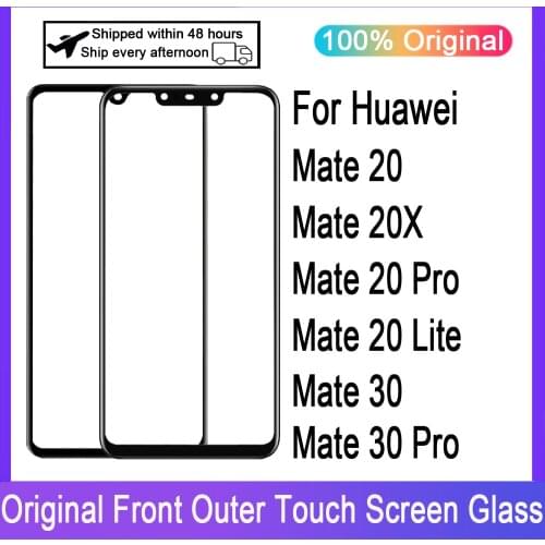LCD Display Touch Panel Front Glass For Huawei Mate 20 20X 20 Lite 20 Pro Touch Screen Digitizer Front Glass Replace
