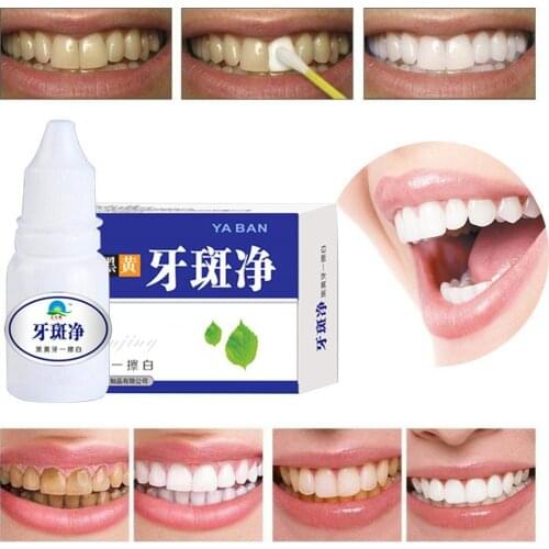 10ml Teeth Whitening Tooth Plaque Stains Remove Oral Care Care Liquid Cleaning Bleaching Tools Tooth Dental U3D2