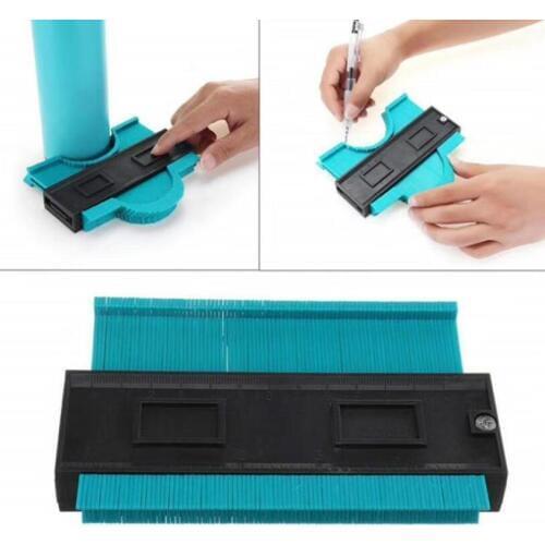 12cm/25cm Universal Curved Measuring ruler Irregular arc measure Drawing mold ruler Wall column measure Tool ruler Contour gauge