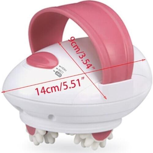 3D Electric Body Slimmer Burn Fat Anti-cellulite Mini Massager Handheld Roller U2JD