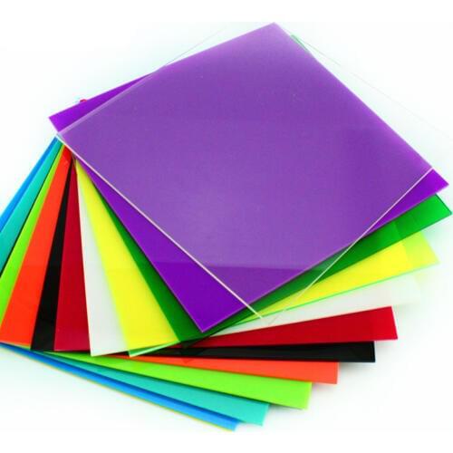 200*200*2.2mm colored acrylic sheet / plexiglass plate /DIY toy accessories technology model parts