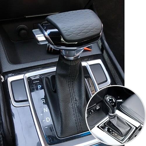Car Automatic Leather Gearbox Handles Gear Shift Knob for Hyundai Shengda Tucson i30 i40 santa Fe mistra Avante Elantra Gree