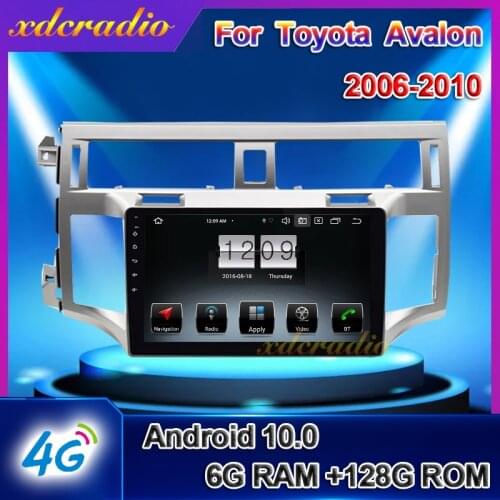 Xdcradio Android 10.0 For Toyota Avalon Car Radio Automotivo Auto GPS Navigation Car Dvd Multimedia Player Stereo 4G 2006-2010