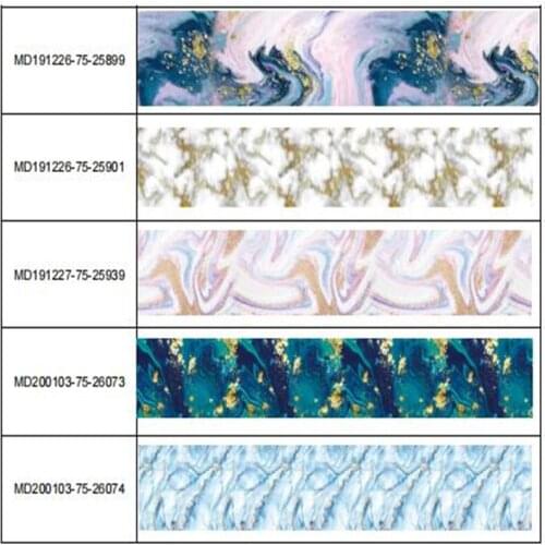 Free Shipping16mm-75mm Marble Ribbon Grosgrain Ribbon/ Elastic Band For handmade bow Party Gift Wrapping 50Yards/Roll