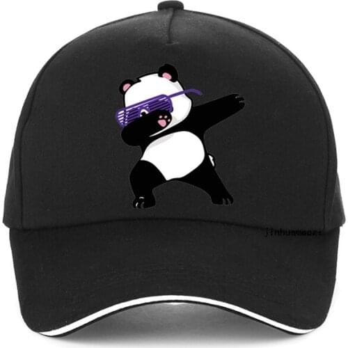 Summer New Cool men Dancing Panda Baseball cap fashion Funny Print The Dabbing Panda Dad hat Unisex adjustable snapback hats
