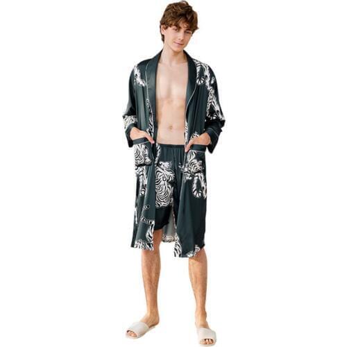 Sleep pants mens spring and summer shorts home pants loose large size casual fashion can be worn outside pyjama homme sexy