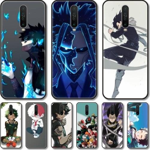 Anime hero Phone Case For Redmi 10 9 8 7 6 GO S C T PRO Note 5G Black Cover TPU