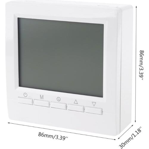 2021 New Digital Gas Boiler Thermostat 3A Weekly Programmable Room Temperature Controller