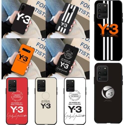 CUTEWANAN Luxury Japan sports brand Black TPU Soft Phone Case Cover for Samsung S20 plus Ultra S6 S7 edge S8 S9 plus S10 5G