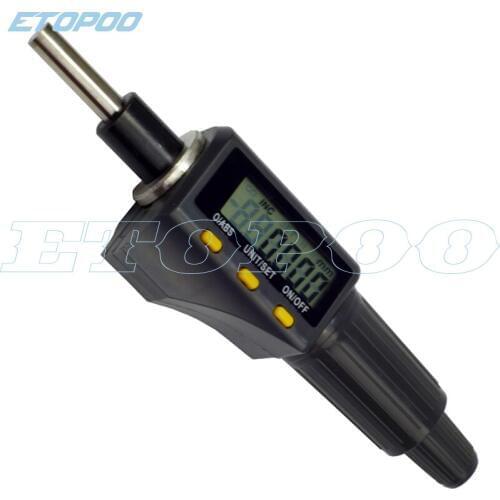 0-25mm Electronic Micrometer Head Inch/Metric Conversion 0.00005" Resolution