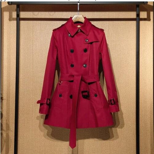 Guesod Women's Classic Trench Coats