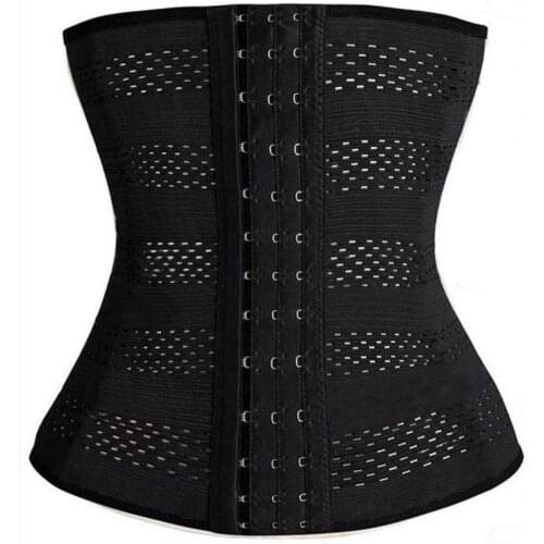 Women waist trainer corsets belt steel boned steampunk party sexy corselet and bustiers waist trainer Corsage modeling strap