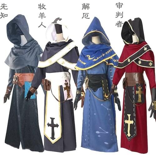 Game Identity V Cos Diviner Prophet Cosplay Costumes Seer Eli Clark Cosplay Costume Survivor Original Skin Cos Clothes Set