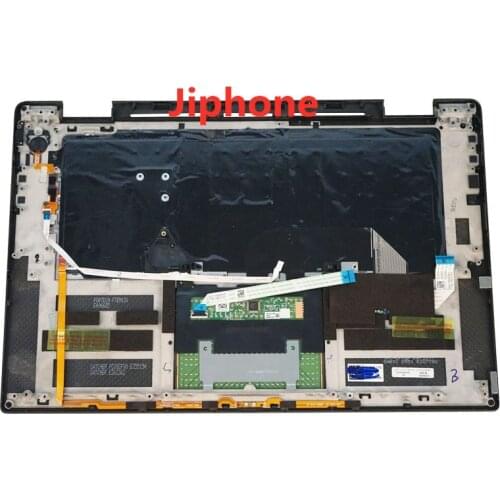 New 90% Slight flaw For DELL XPS15-9575 Laptop Palmrest Upper Top Cover with keyboard/touchpad 0M9W9K Case Shell