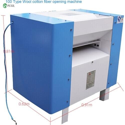 Send by sea Wool cotton fiber opening machine carding machine with CE Certification