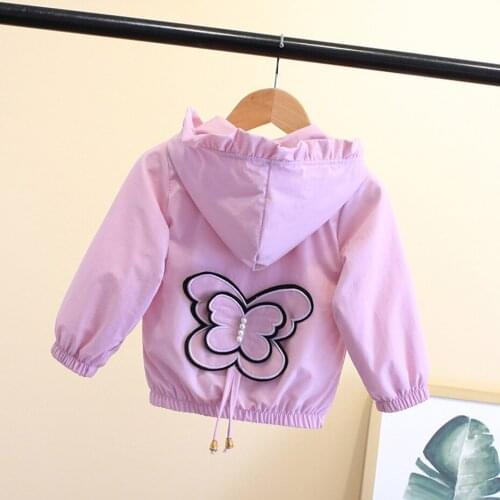 Girls Coat Outerwear Big Bow Coat For Girls Casual Style Childrens Coat Spring Autumn Kids Clothes Girl