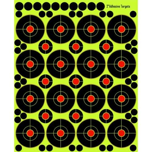Splatter Blossom Sticker Targets 2"-10 Pack-for All Kinds of Gun-Rifle-Airgun-Shotgun-Pistol-Airsoft-BBs-Slingshot-Catapult