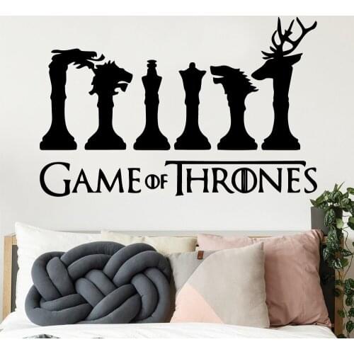 Romantic came or thrones Wall Stickers Home Decoration Kids Room Living Room Decoration Decal Waterproof Wallpaper