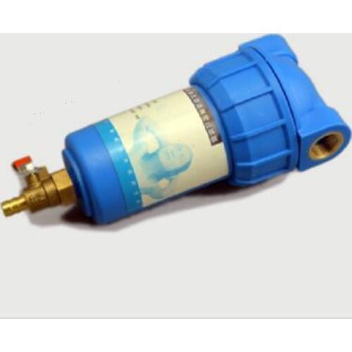 5-inch 1/2" 50 micron stainless steel mesh Pre Water Purifier plastic water filter housing with siliphos Balls Scale inhibition