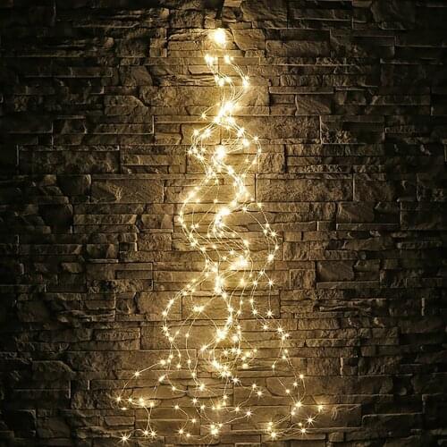 Solar Lights Led String Lights Garland Fairy Lights Outdoor Garden Wedding Decoration Plant String Rattan Light #P2