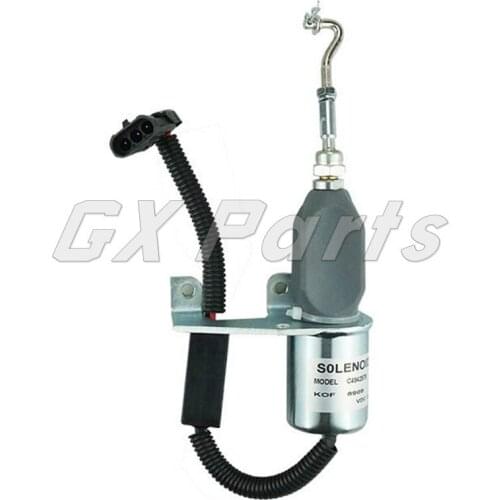 Fuel Shutdown Stop Solenoid Valve 5295567 4942879 Shutoff Solenoid D59-002-01A 24V For Cummins 6CT