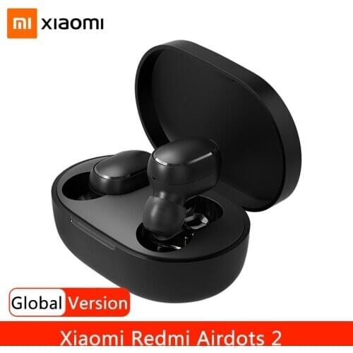 Xiaomi Redmi Airdots 2 TWS Mi True Wireless Bluetooth Headphones With Mic In Ear Stereo Earbuds Noise Cancelling 12 Hour Battery