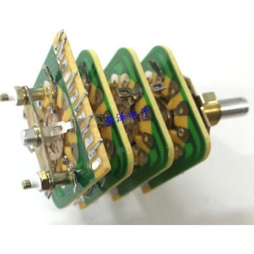 [VK] Japan 9 gear band toggle rotary switch round shaft 20MM to turn 4 layer