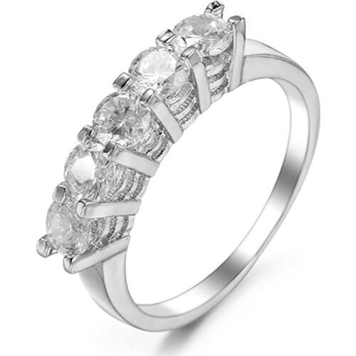 2019 Fashion Engagementg Rings For Women AAA Zircon Jewelry Silver/Gold Color Female Wedding Ring Bague Bijoux Accessories Gifts