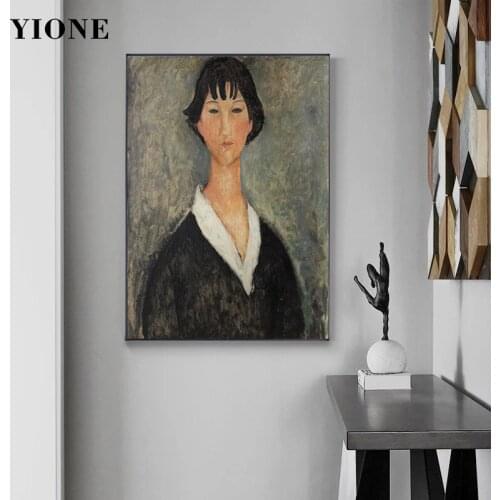 Famous Art Nude Woman Oil Paintings Custom Abstract Nordic Portrait Posters and Prints Canvas Pictures for Room Wall Home Decor