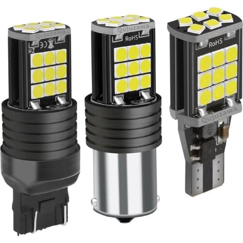 1PC 1156 BA15s P21W 1157 BAY15D P21/5W T20 W21W 7440 W21/5W 7443 T15 W16W LED Car Brake Lamp Turn Signal Bulb Auto Reverse Light