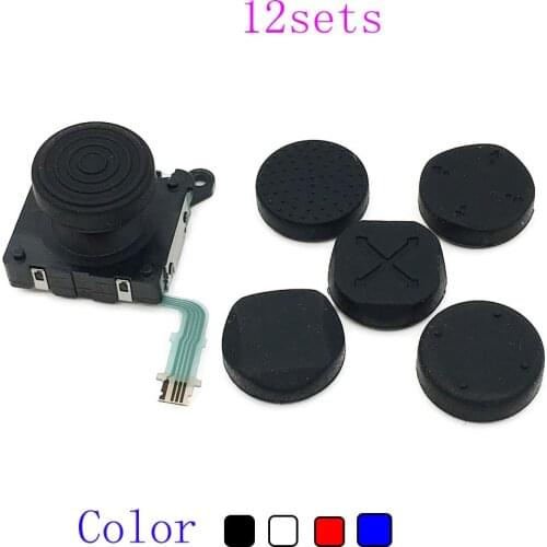 12set=72pcs Silicone Grip Analog Joystick Cap Cover For Sony PS Vita PSV Console 1000 2000 Buttons
