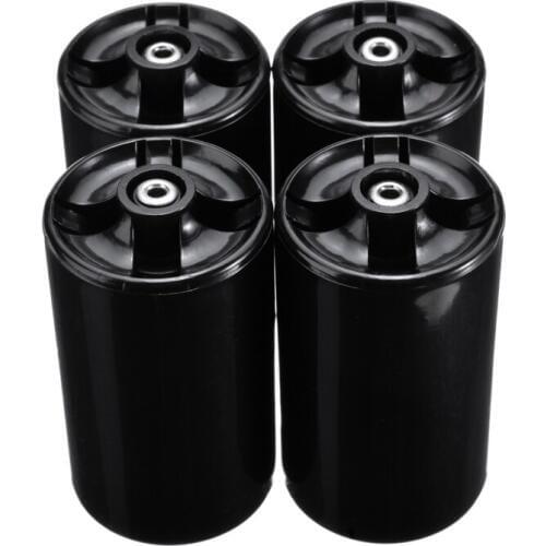 4pcs/lot Black Battery Adaptor Holder Case Converter AA 2A to D size Battery Converter Holder Type LR20