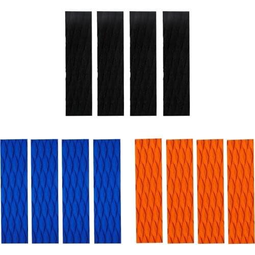 4 Pack EVA Front Traction Pad Tail Pads for Skimboard, Surfboard, , Surfing