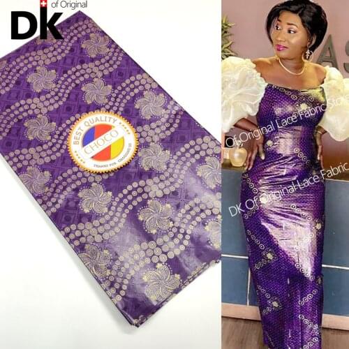 5 Yards 2021 Latest African Lace High Quality Bazin Riche Gextczer For Nigerian Traditional Wedding Dresses Basin Riche Sewing